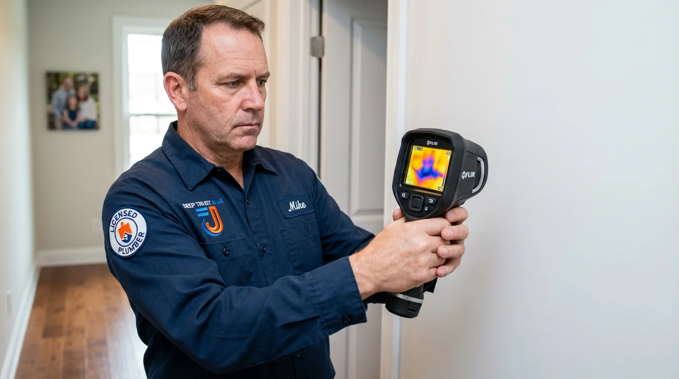 Thermal imaging leak detection by Johns Plumbing LLC in Whiteriver